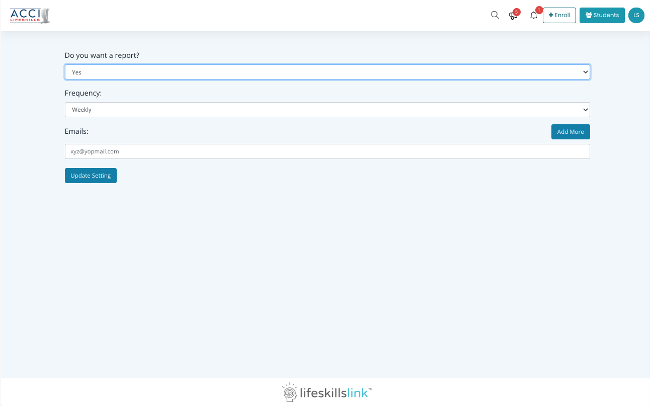 Super Admins Can Have Reports Emailed to Them